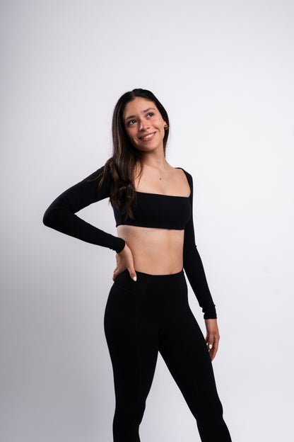 Long Sleeve Crop Top